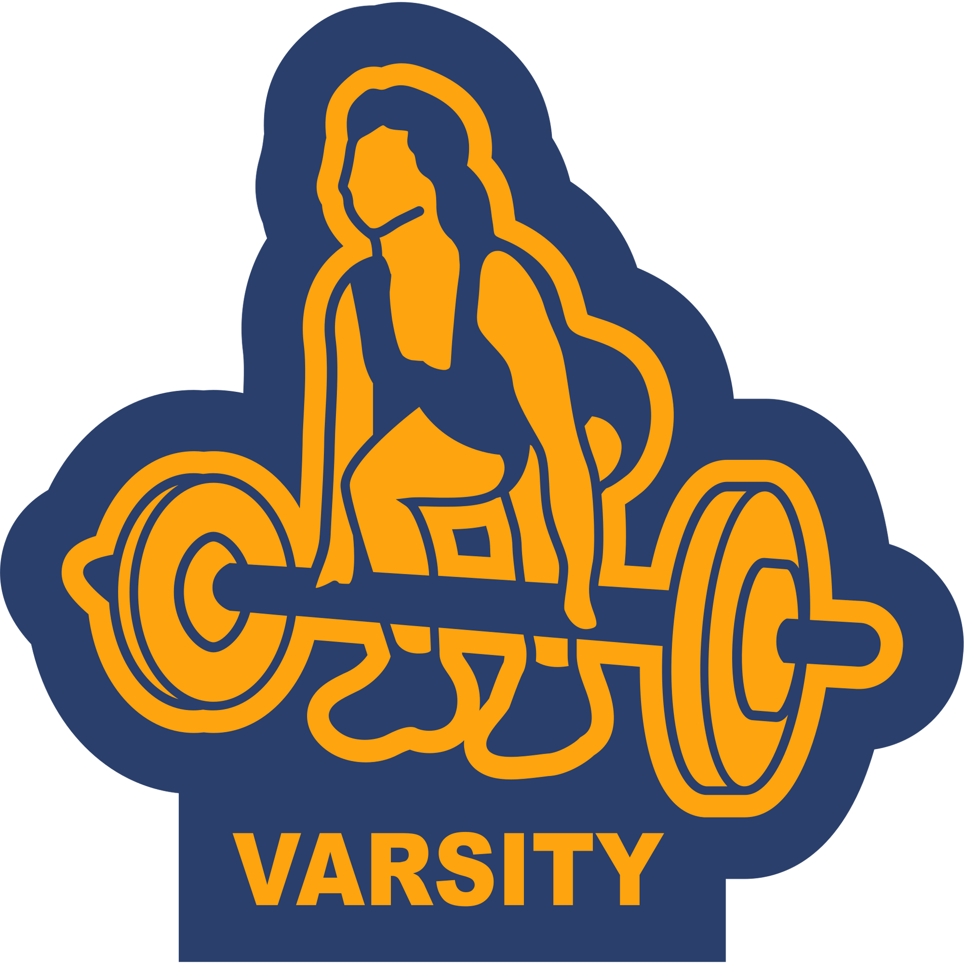 Powerlifting letterman patches deals