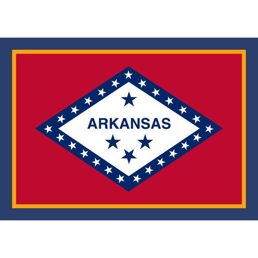 Flag of Arkansas Sleeve Patch