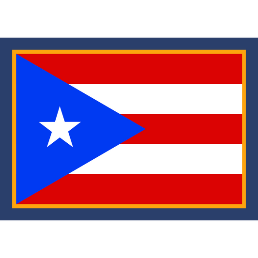 Flag of Puerto Rico Sleeve Patch