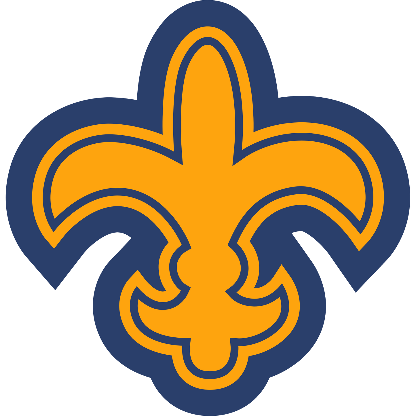 FLRDLS - Fleur de Lis Sleeve Patch