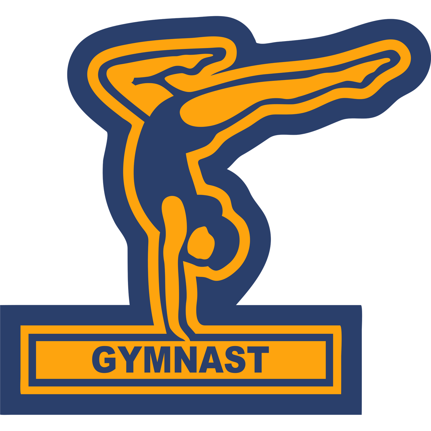Gymnast-Female Sleeve Patch