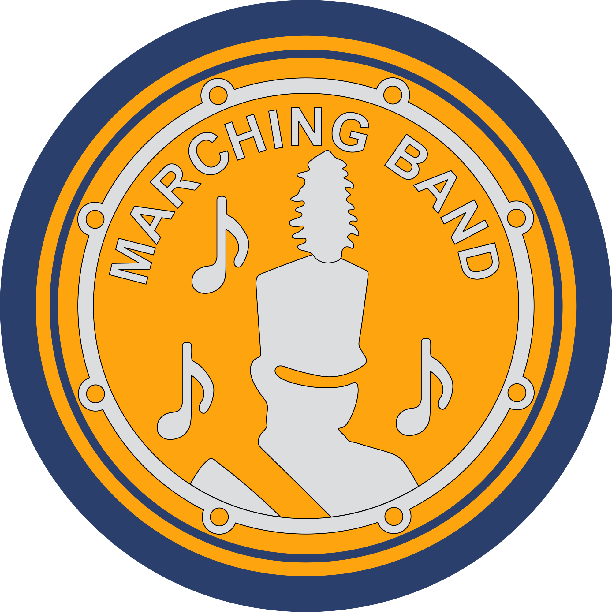 MBAND2 - Marching Band-2 Sleeve Patch – SSR Jackets Patch Store