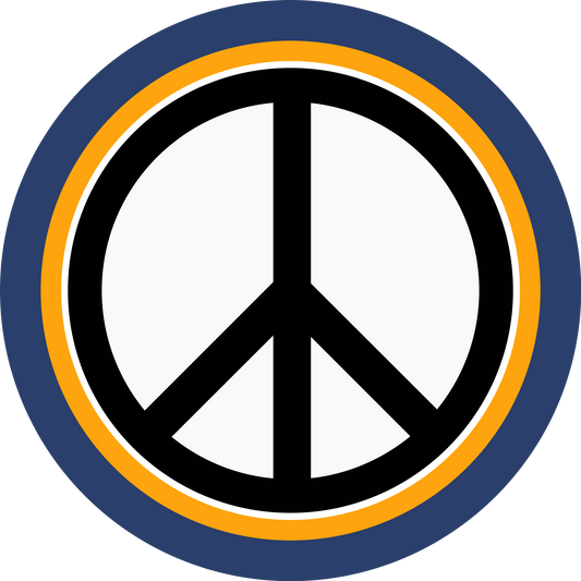 Peace Sign Sleeve Patch