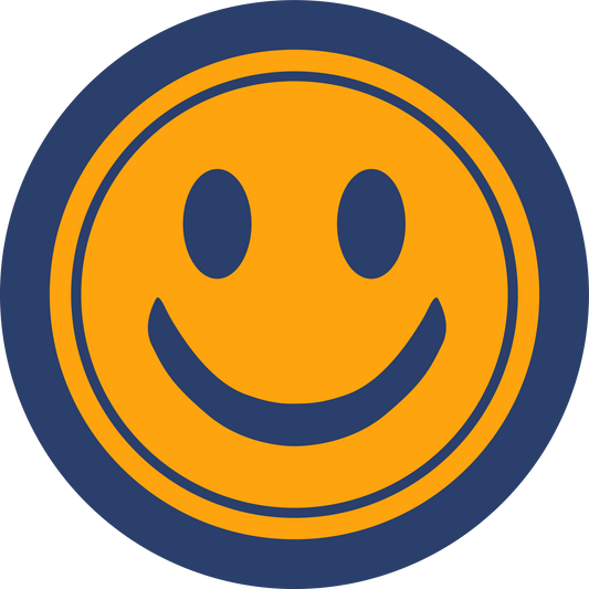 Smiley Face Sleeve Patch