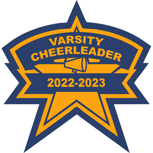 Cheer Star Sleeve Patch