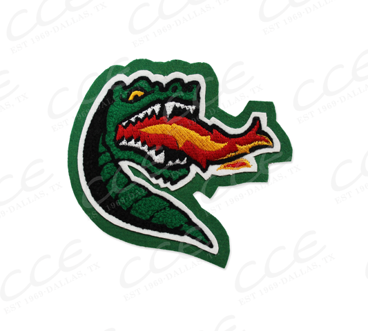 Genoa Central High School Dragon Sleeve Mascot