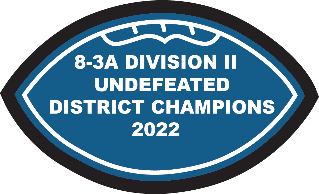 GUNTER FOOTBALL DISTRICT & PLAYOFF ROUNDS 8-3A DIVISION 2 | UNDEFEATED | CHAMPIONS