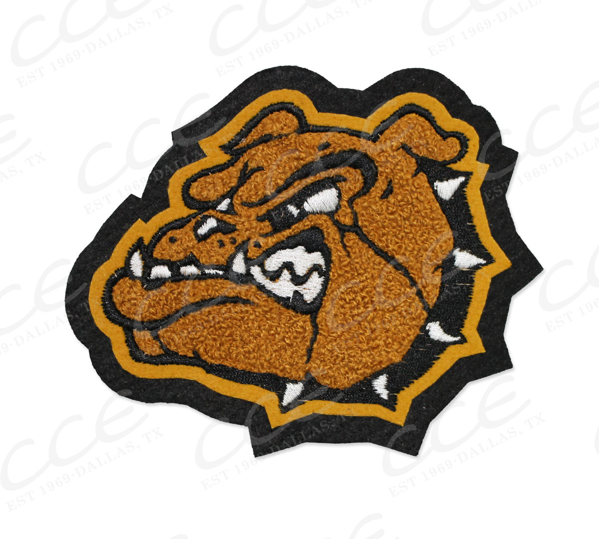 McGregor HS Bulldog Face Mascot