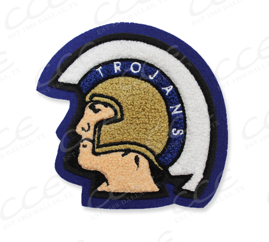 Parkers Chapel High School Trojans Sleeve Mascot