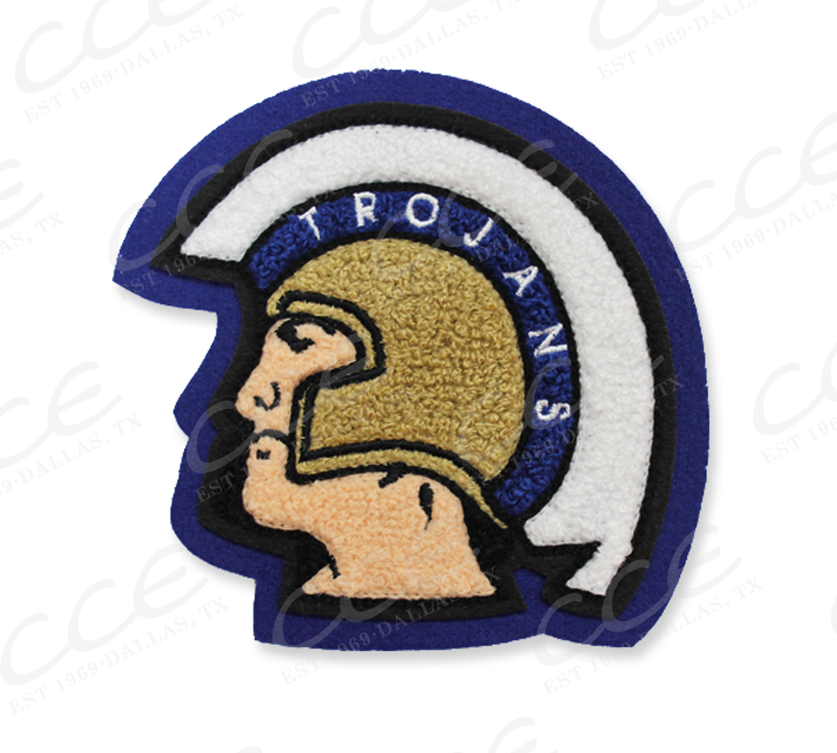 Parkers Chapel High School Trojans Sleeve Mascot