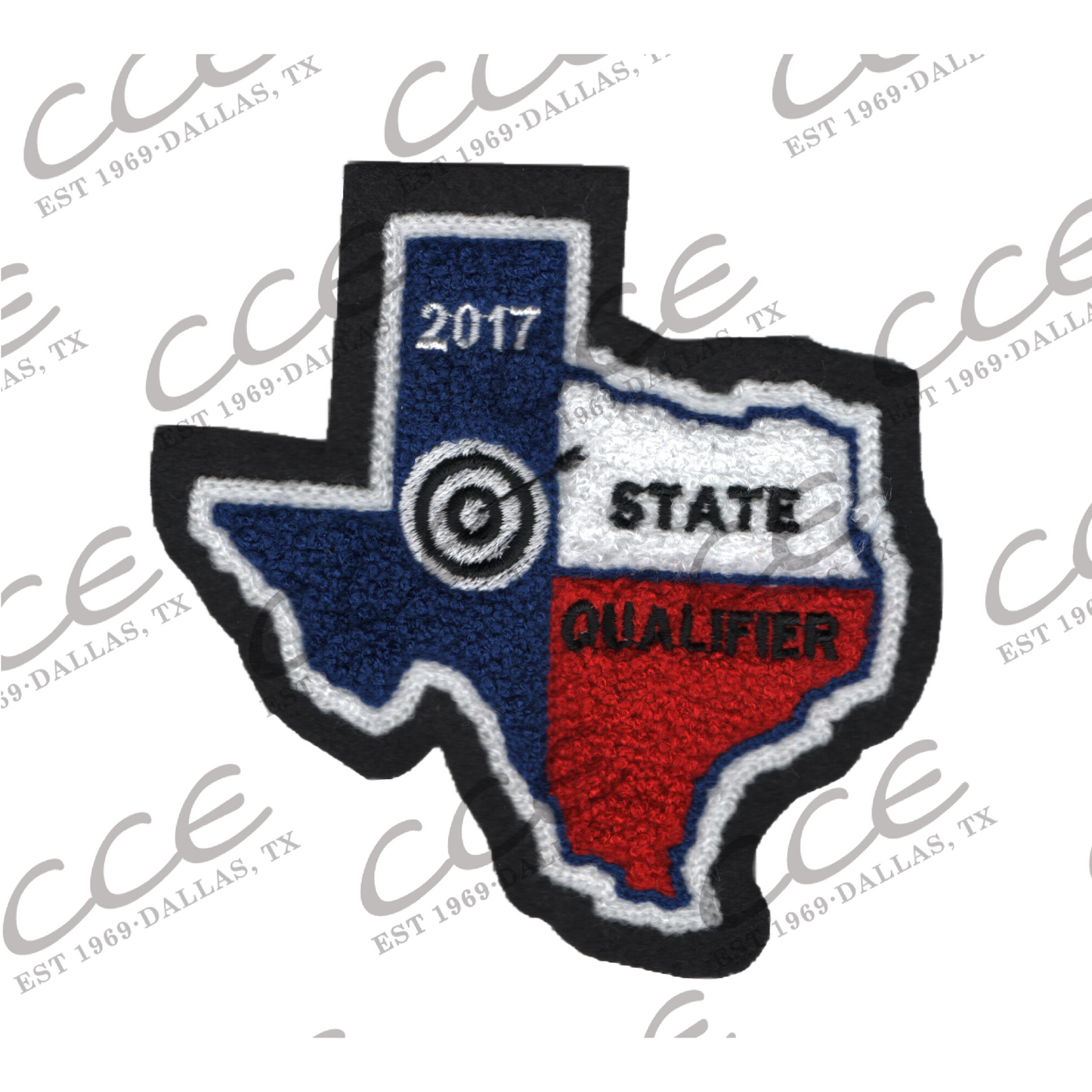 Arlington Archery TX Flag Color Patch
