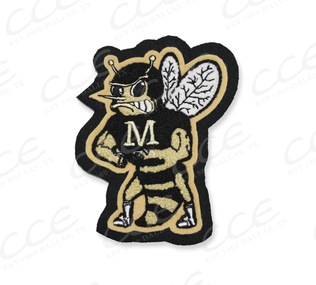 Meridian HS Yellow Jacket Sleeve Mascot