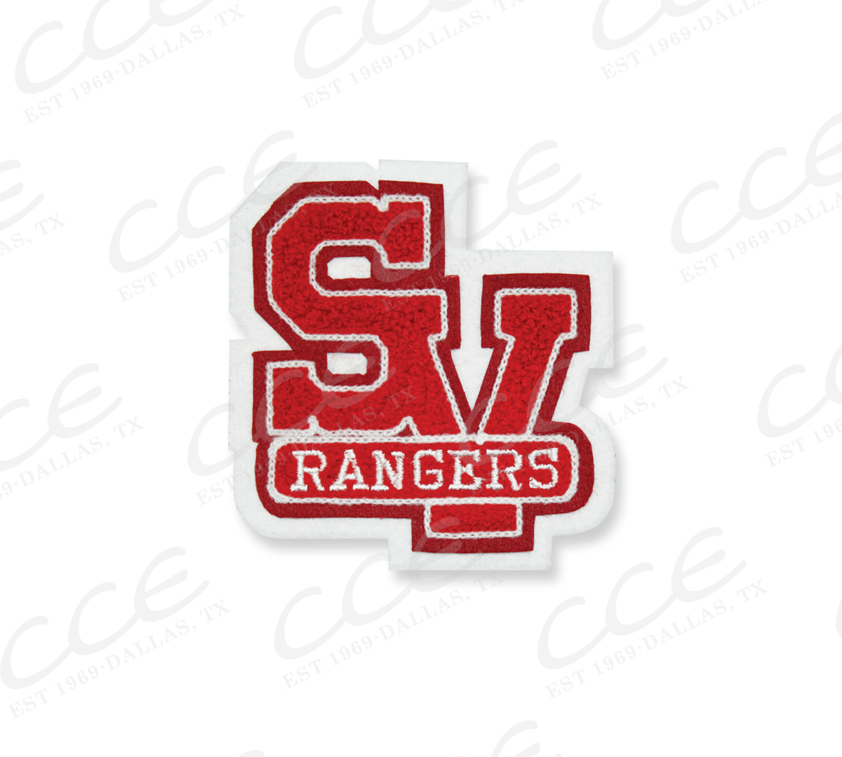 Smithson Valley HS SV Rangers Sleeve Mascot