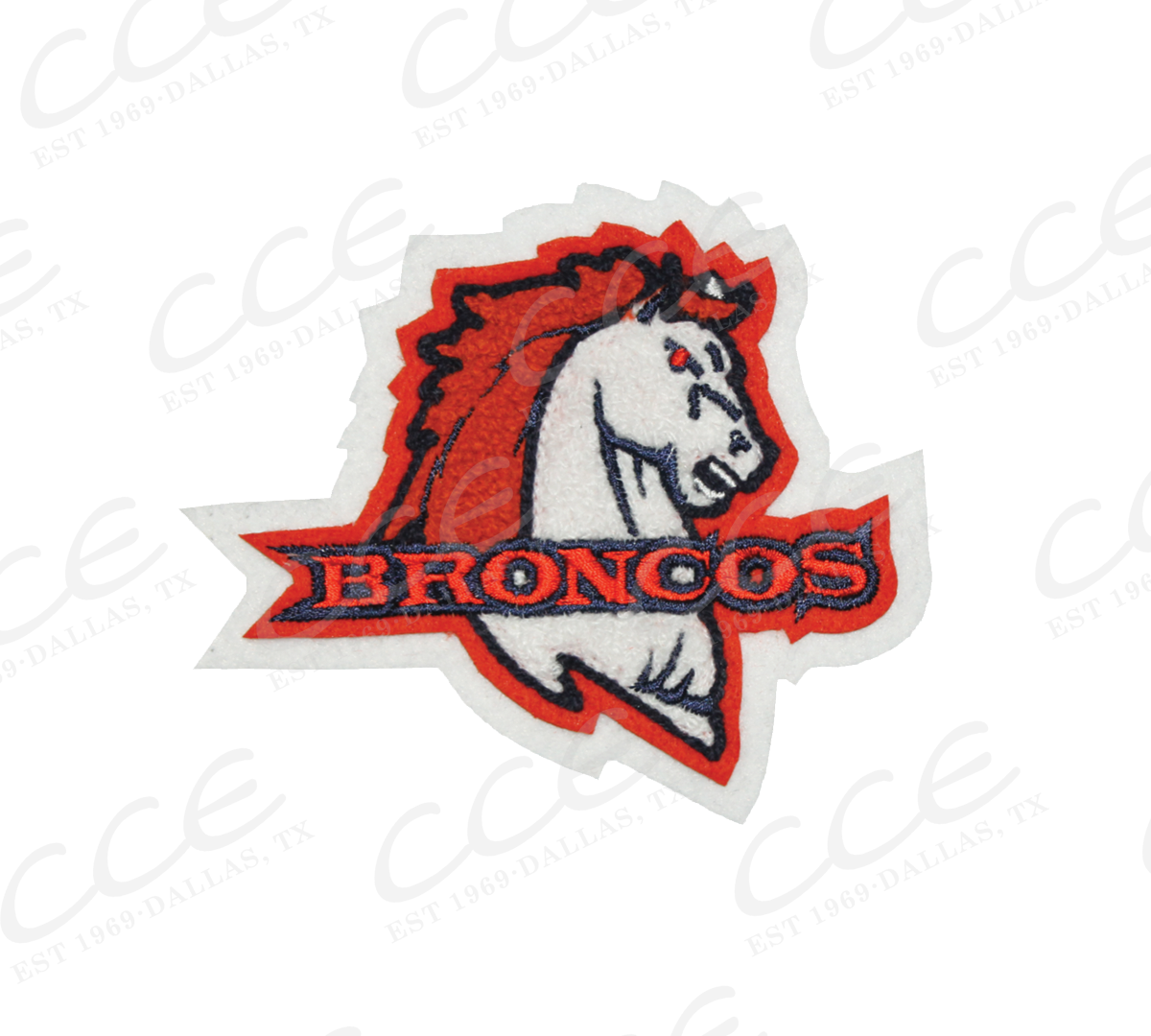 Brandeis HS Broncos Sleeve Mascot
