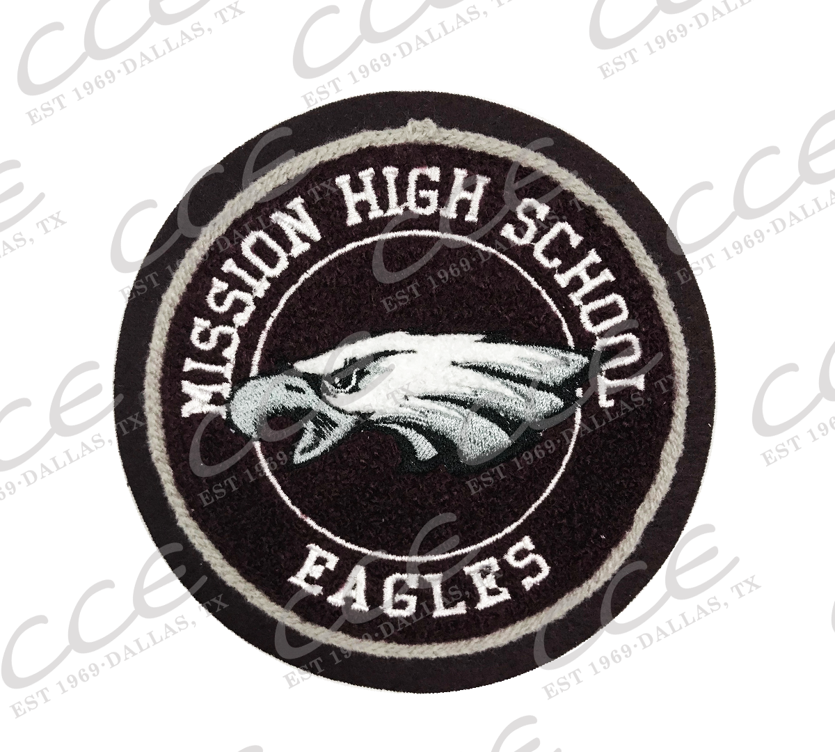 Mission HS Eagle Mascot – SSR Jackets Patch Store